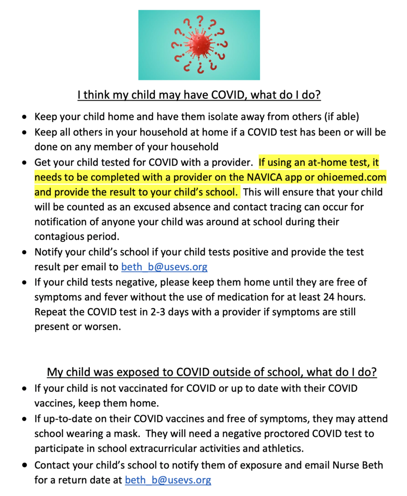 COVID Info for Parents