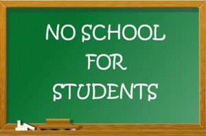 No school for students